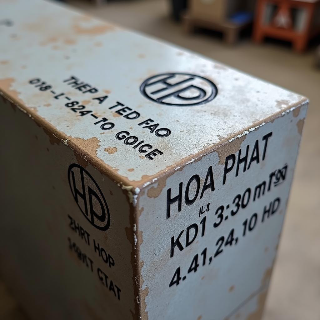 Nhận diện thép hộp 40×80 Hòa Phát chính hãng qua nhãn mác và logo
